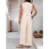Women's Casual Vacation Pomichi Geometric Contrast Pants Set