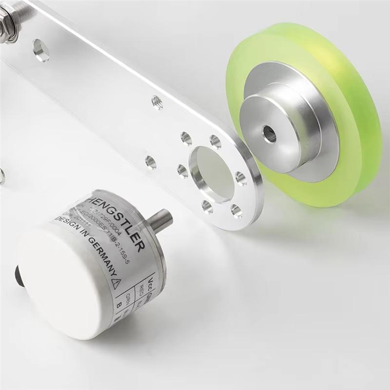 AB34-Encoder Mounting Bracket Industrial Encoder Wheel 40Mm Aluminum Encoder Mounting Bracket