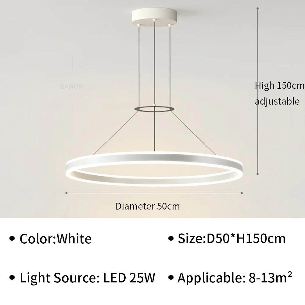 Lămpi Pendante LED Moderne Pentru Living, Sală de Mese, Hol, Dormitor, Lustră de Plafon, Corp de Iluminat pentru Decorarea Interioară a Casei