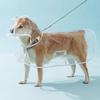 Impermeable Transparente para Perro Mascota con Capucha Chaqueta Impermeable Moderna Ligera Abrigo para Mascota Perros Pequeños Medianos Gatos Poncho para Lluvia