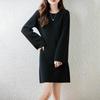 Women Sweater Dress 100% Wool MODERN NEW SAGA O-neck Knit Long Pullover Winter Jumpers Wool Long Dress Female