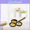 Cast Iron Hole Egg Pan Nonstick Breakfast Cooking Tool For Home Use