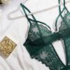French romantic European and American sexy onesie, hot passion lace perspective erotic underwear
