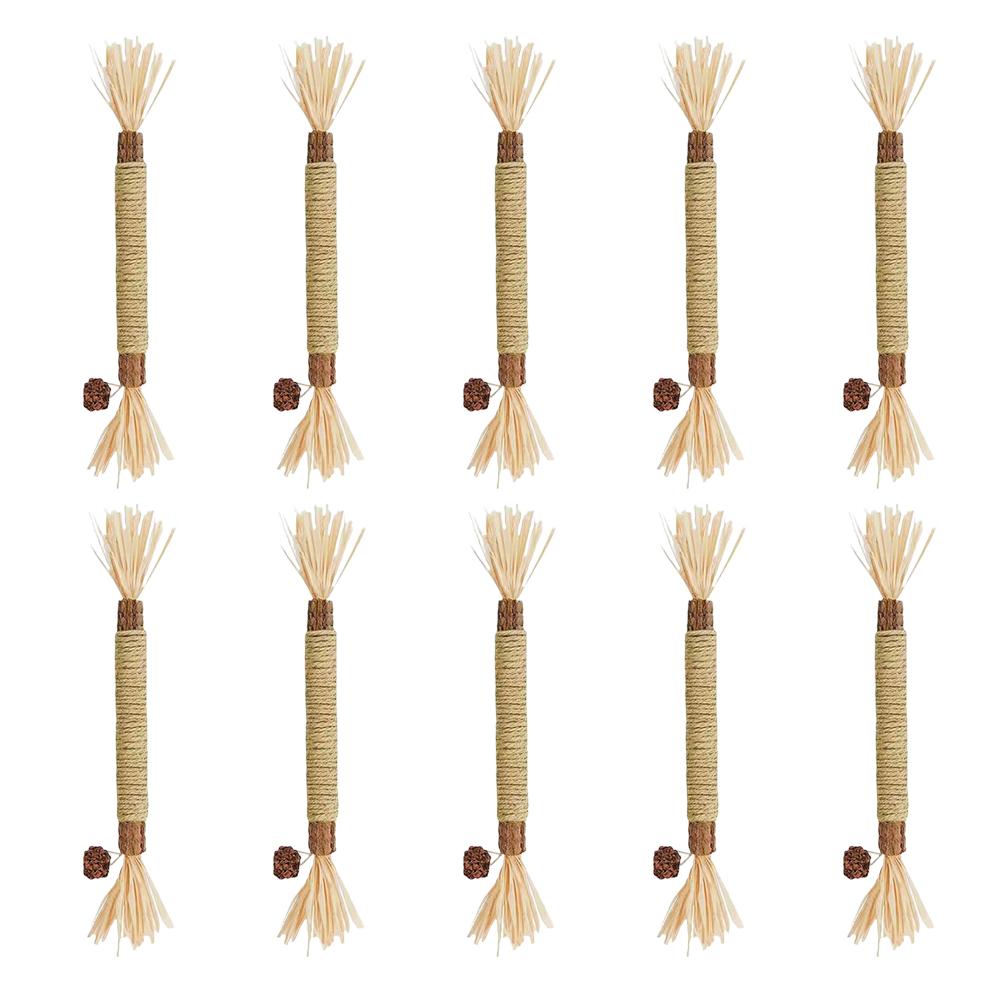 1/4/8/10 Bucăți Naturale Matatabi Snack Sticks Pisică Pet Curățare Dinte Iarbă Menta Pisică Jucărie Actinidia Silvervine Jucărie Pet Pentru Accesorii Pisică