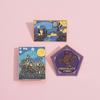 Artistic Van Gogh Inspired Castle Brooch Featuring Stars And Celestial Themes All For