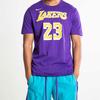 Nike LeBron James Lakers NBA Jersey T-Shirt Men Tops Purple AR4887-557
