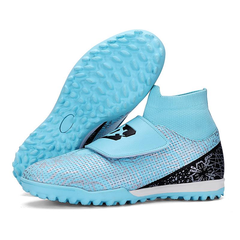 

Pinduoduo wish children s magic buckle training shoes broken nails football shoes 29