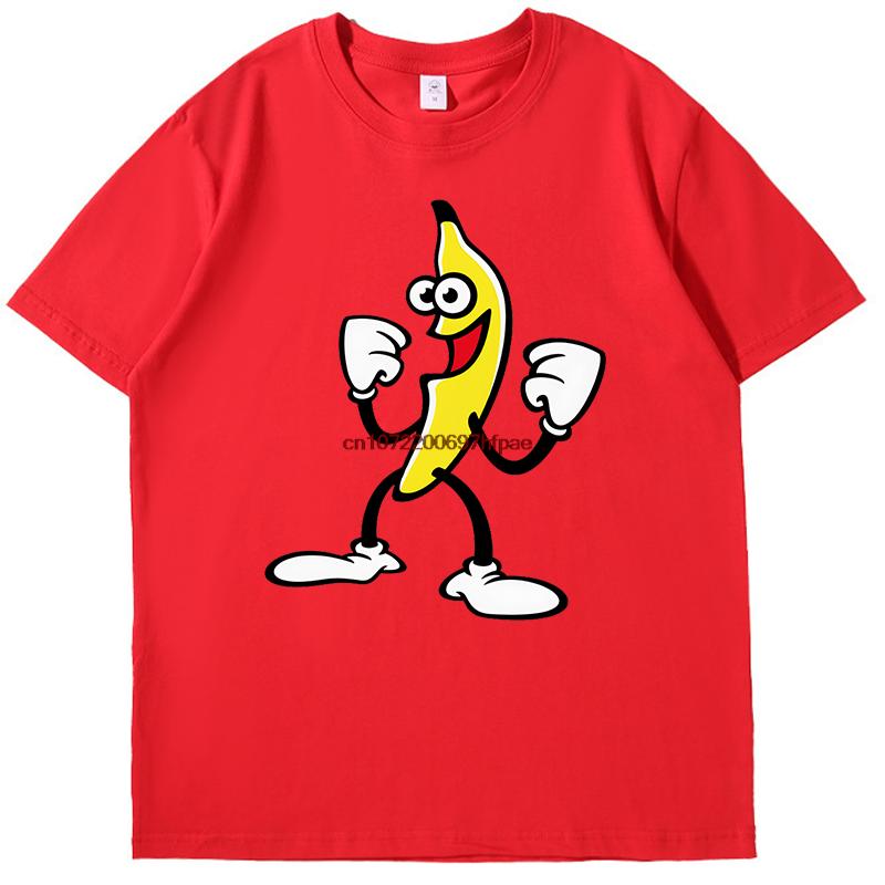 Happy Banana Fashion Graphic T Shirts Summer Tees Tops Cotton New Shirts And Tshirts Unisex Breathable Printing T Shirt