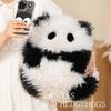 Cute Soft Hedgehog Fat Round Panda Plush Playthings Long Hair Peluche Dolls Stuffed Animal Pillow Nice Christmas Gift Idea Ideal For Infant Girls