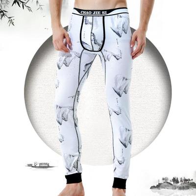 Men's Cotton Wool Autumn & Winter Trousers: Thin, Warm, One-Piece Youth Leggings