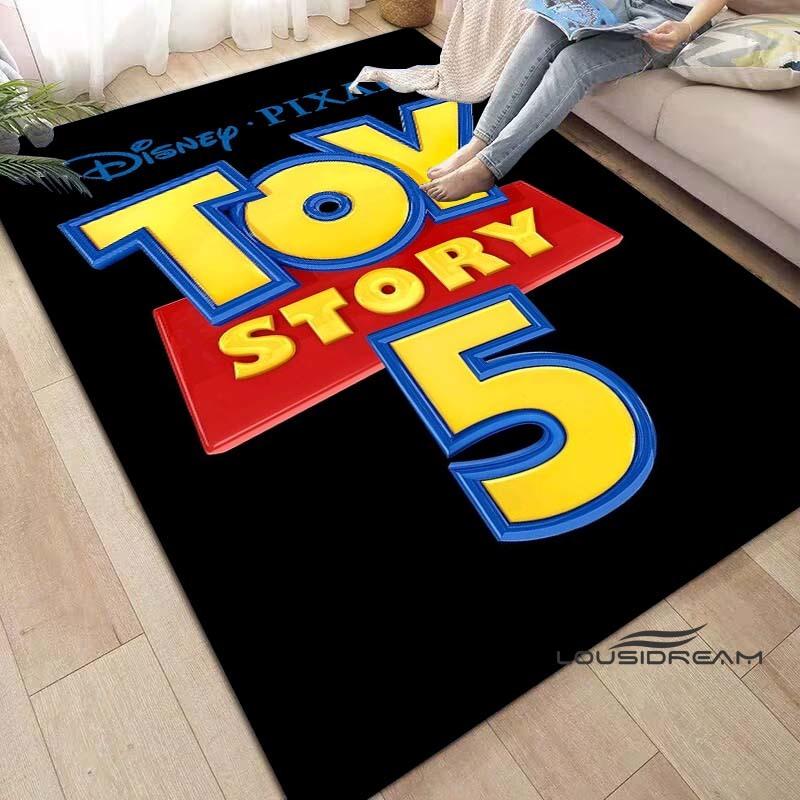 

3D Cartoon Toy Story Rug, Suitable for Bedrooms, Living Rooms, Sofas, Doormats, Large Size, Non-slip Rug for Children, Gift. 60x90cm