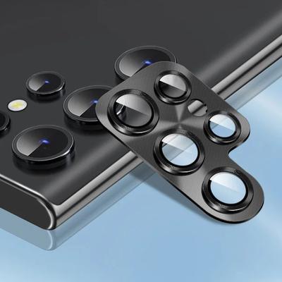 Protezione Lente Fotocamera in Metallo di Lusso per Samsung Galaxy S25 S24 S23 Ultra S23+ S23 Plus S23Ultra Pellicola Protettiva per Lente in Vetro Temperato