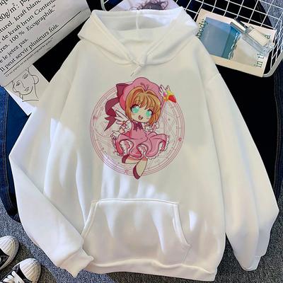Mikiny Cardcaptor Sakura Dámské Unisex japonský vintage korejský styl anime Pulovr přes hlavu Dámské Unisex japonský svetr