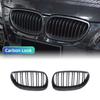 For BMW E60 M5 E61 520i 545i 550i 535i 2003-2010 5 Series modified body kit front bumper kidney grille hood mesh double line