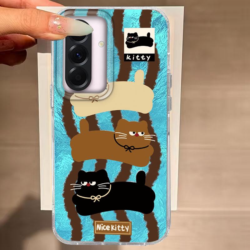 

Чехол для Samsung Galaxy A56 A36 A16 A25 A35 A26 S25 S24 Plus Ultra FE Чехол для телефона Милый мультяшный пес Для Samsung A55 Задняя сумка Samsung S21 FE белый