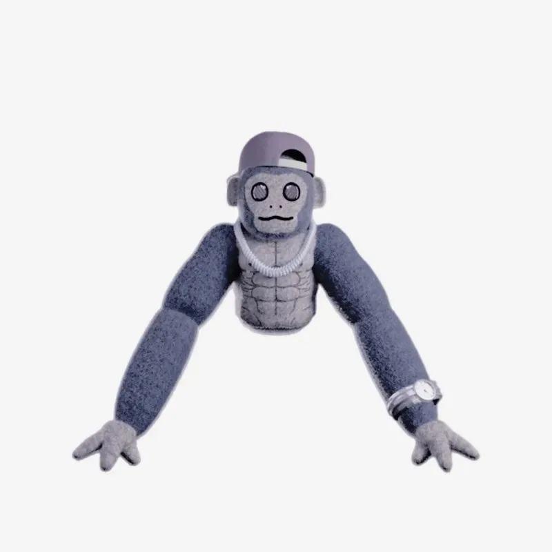 2026 New Scary Baboon Plush Toy Soft Stuffed Doll Horror Game Character Collectible Room Decoration Kids Easter Gift