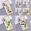 Botanical Drawings Flowers Plants For Samsung Galaxy A15 A55 A35 A53 A33 A13 A36 A56 A26 A16 A22 A32 A52 A54 A34 A05 A06 Case