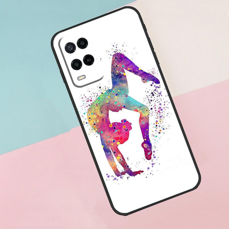

Love Gymnastics For Oppo A17 A77 A60 A74 A94 A54 A18 A38 A58 A78 A98 A40 A80 A16 A76 A96 A15 A57S Phone Case OPPO A58 4G