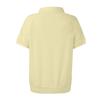 Maglietta casual da donna con stampa floreale, scollo a V, manica corta, bottoni decorativi