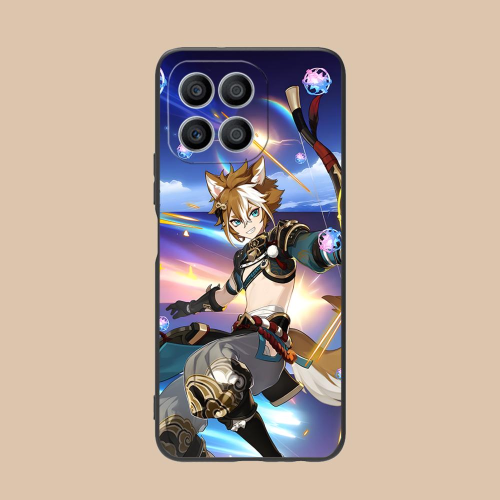 

Game GI Gorou Mobile Phone Case for Honor 90 80 70 60 50 30 20 10 9 8 7 Pro S SE Lite 5G Colorful Printing Cover Cover Pretty Honor 8