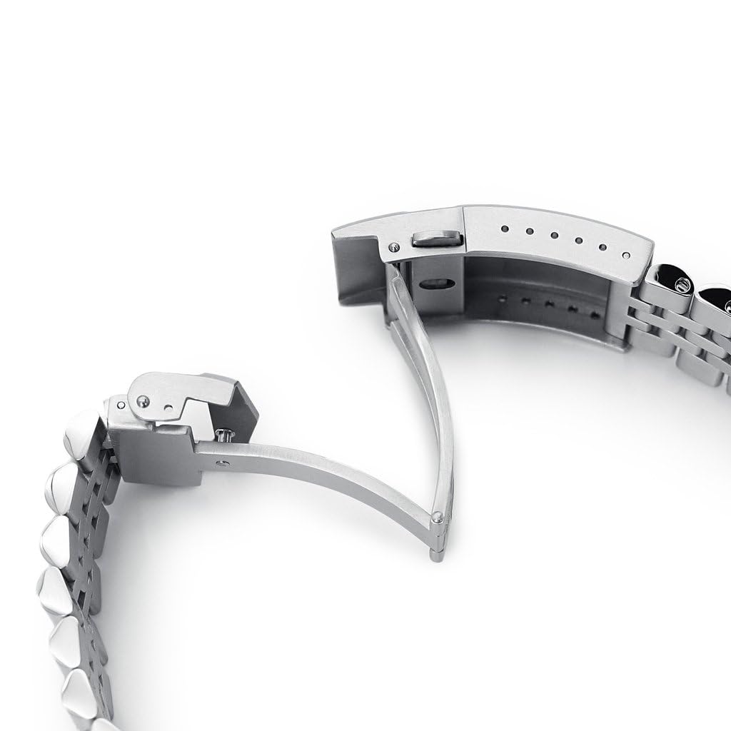 20mm Metal Watch Band Jubilee Bracelet for Seiko New 5 Sports 40mm SBSA041 and Others