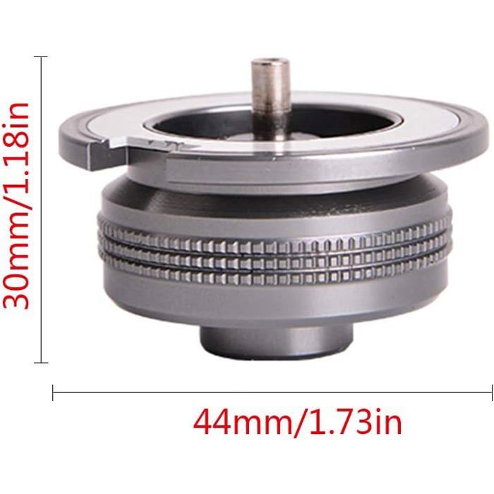 Adaptateur Camping Gaz Convertor Connexion Poêle pour Canister Butane à vis gaz cartouche,Cuisinière gaz Conversion tête Adaptateur