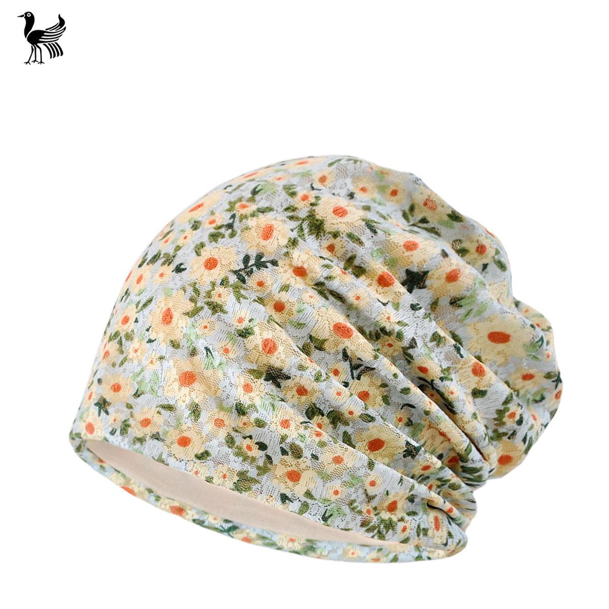 

Кружевная шляпа женская весна и осень тонкая шапка маленькая цветочная сетка дышащая пот шопинг солнцезащитный крем модная сумка головной убор elastic/capped морская волна