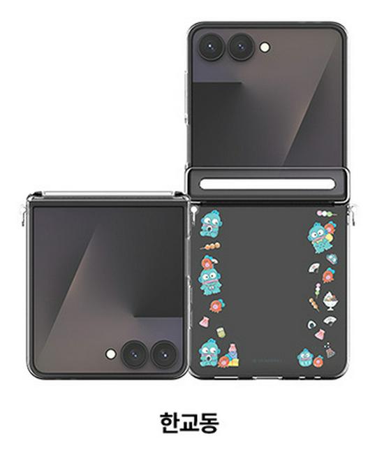 Korean Hello Kitty & Friends Transparent Case for Samsung Z Flip 7