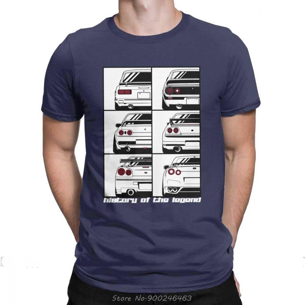 

Men GTR Skyline History T Shirt Cars Motors Japan Jdm Datsun Cotton Clothes Short Sleeve TShirt Big Size T-Shirt Tees Streetwear 4XL