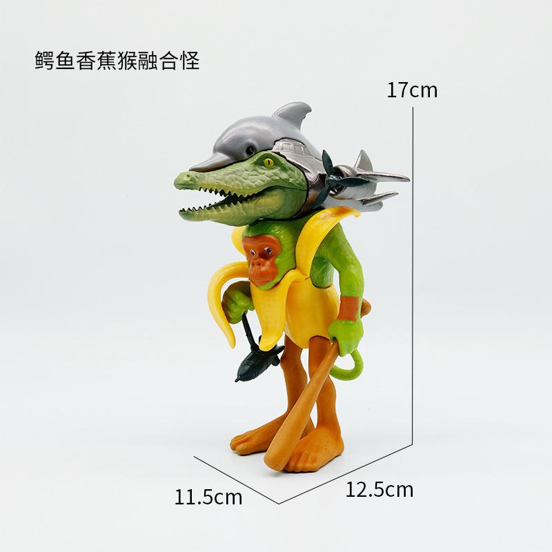 Tung Tung Sahur Action Figure Toy Tralalero TralalaLiriLi LarllaBoneca Ambalam Figure Toys Figurines Desktop Ornament