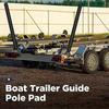 48 Inch Heavy Duty Trailer Guide Pads Anti Scratch Dustproof Protective Cover for Ski Boat