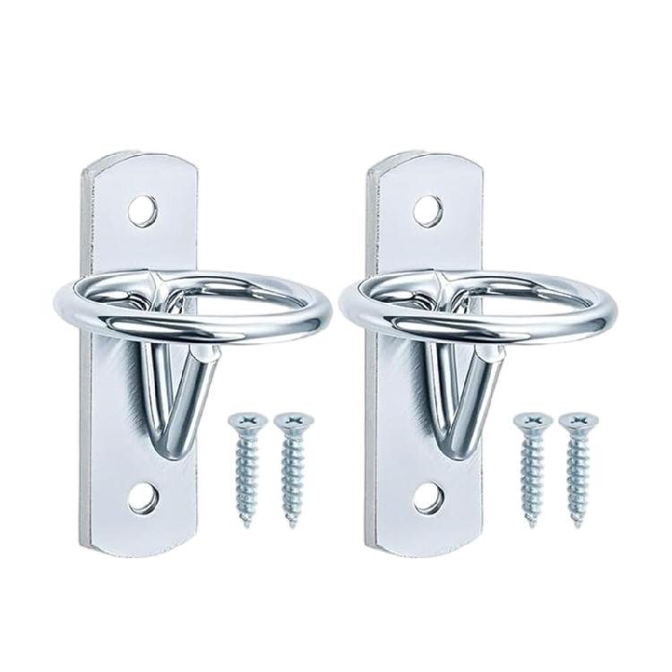 

Многоцелевой Железный Подвесной Крючок Прочный Настенный Держатель для Ведра с Кормом Устойчивый Крючок для Ведра с Винтами Долговечный серебряный