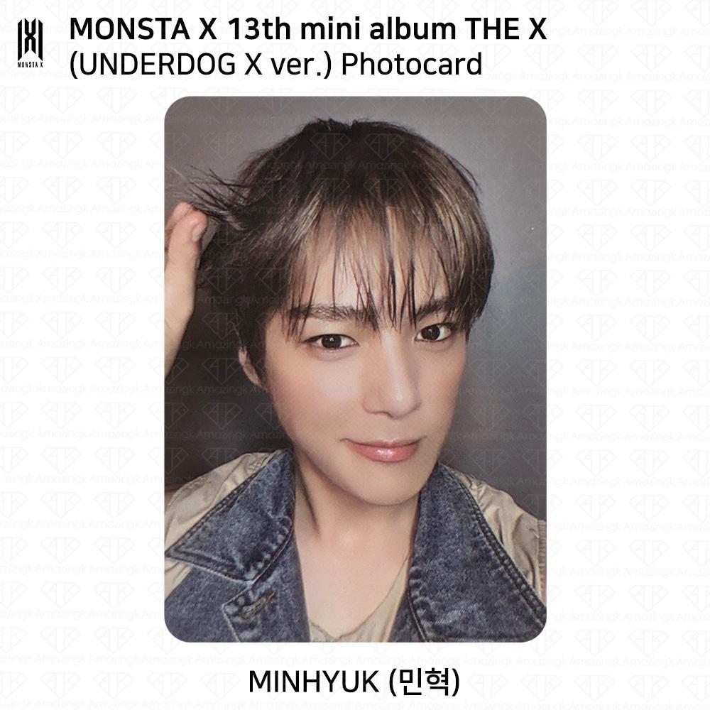 Monsta X The 13th Mini Album THE X Photobook Ver Underdog Ver Official Photocard