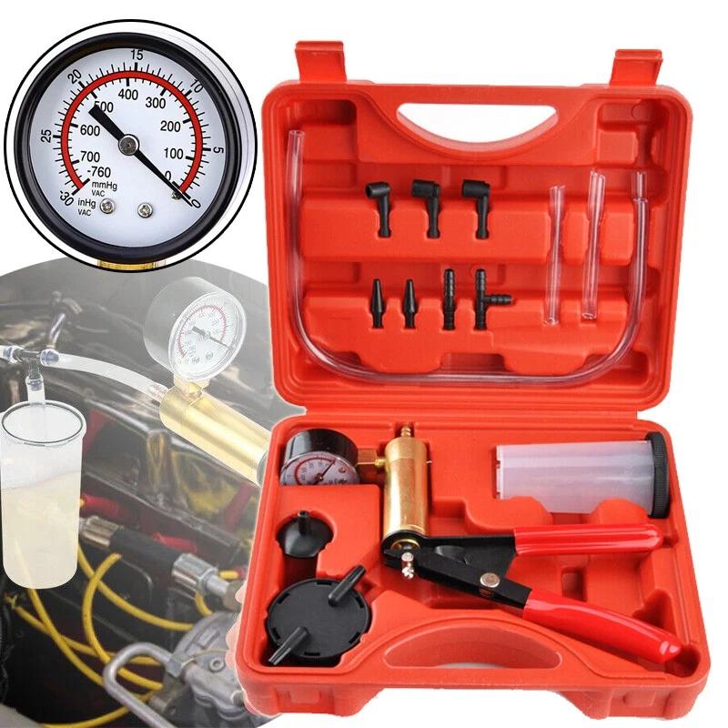Vacuum Pump Car Brake Clutch Bleeder Tester Motorcycle Bleeding Hand Pump Tool with Case