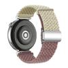 For Huawei Watch GT 4 41mm Universal 18mm Watch Strap Woven Wrist Band with Silver Magnetic Buckle