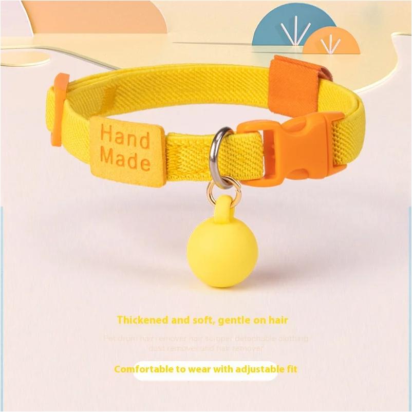 Reflective Cat Collar Adjustable Soft Pet Necklace Summer Fashion Accessory with Breakaway Clasp for Indoor Outdoor Cats