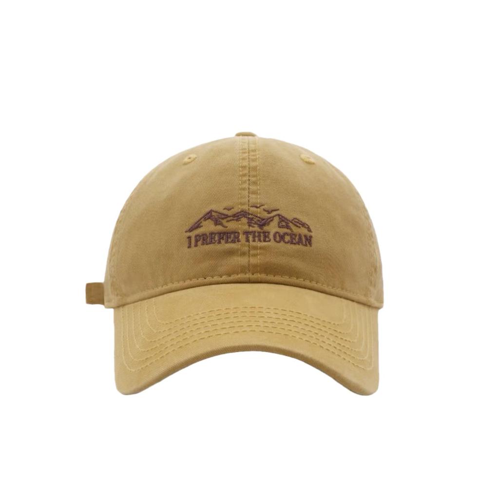 New Letter Embroidered Baseball Caps for Both Men and Women  Korean Version  Fashionable and Versatile Couple Baseball Caps