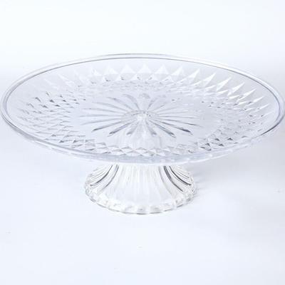 Acryl Klar Servierplatten Obst Dessert Salat Tablett Cupcake Präsentationsständer Runde Speiseteller Küchenbedarf