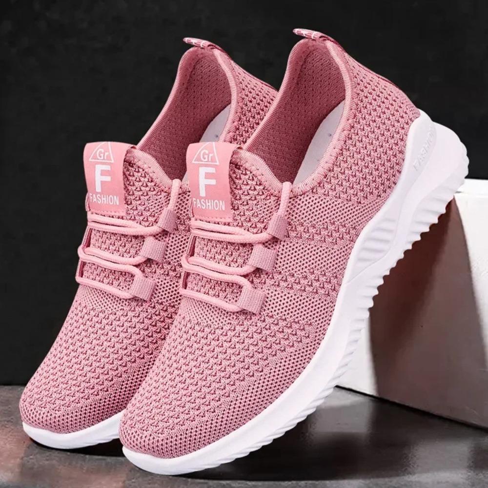 2025 Sports Running Shoes Women's Mesh Walking Breathable Fashion Comfortable Casual Sports Shoes
