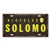 Klassische Metallschild-Dekoration Fahrradmarke Blechschild Handwerk Wanddekoration Schilder für Bar Garage Fahrrad Rostige Plakette 15x30cm Zinn Bo