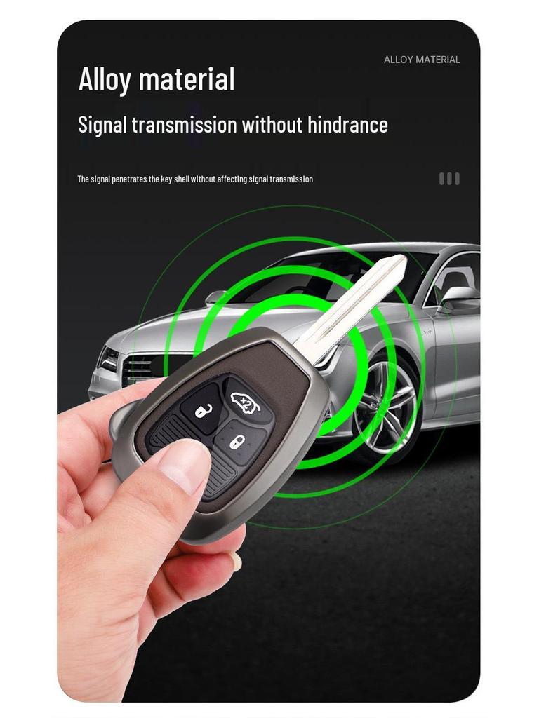 Dodge Straight Key Cover - Ku Bird Metal Shell, Vintage Remote Full Package Buckle for Men/Women