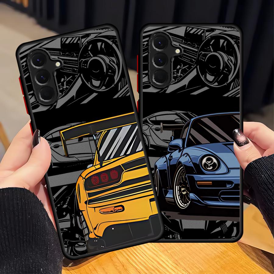 Japan Sports Cars Phone Case for Samsung Galaxy A32 A73 A36 A31 A56 A72 A23 A52 A71 A21 A22 A25 A26 Soft Cover