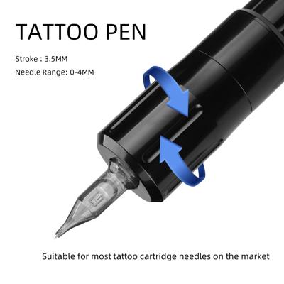 ATOMUS Aluminum Alloy Rotary Tattoo Pen Short Penstyle Tattoo Machine Shader Liner Motor Power