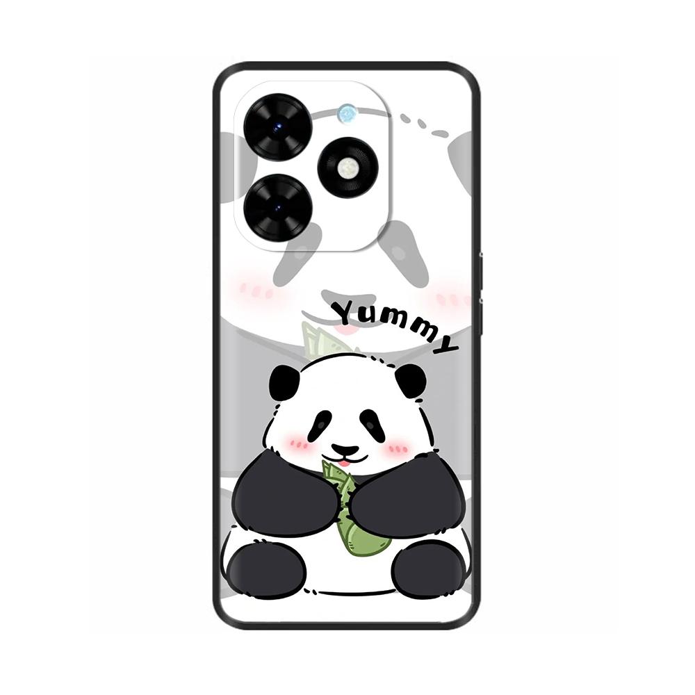Spark Go 2024 Case For Tecno Spark Go 2024 Phone Case Cute Panda Back Cover For Techno Spark Go 2024 Protection Coque Fundas