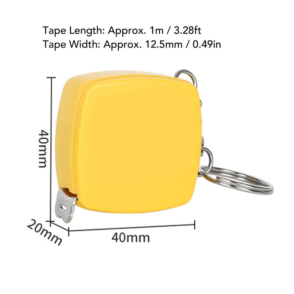 Steel Msuring Tape   Portable   Key Chain Tape Msure High Accuracy 1meter