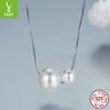 Bead Collarbone Chain Pendant Necklace, Simple, Fashionable And Elegant 925 Sterling Silver Necklace.