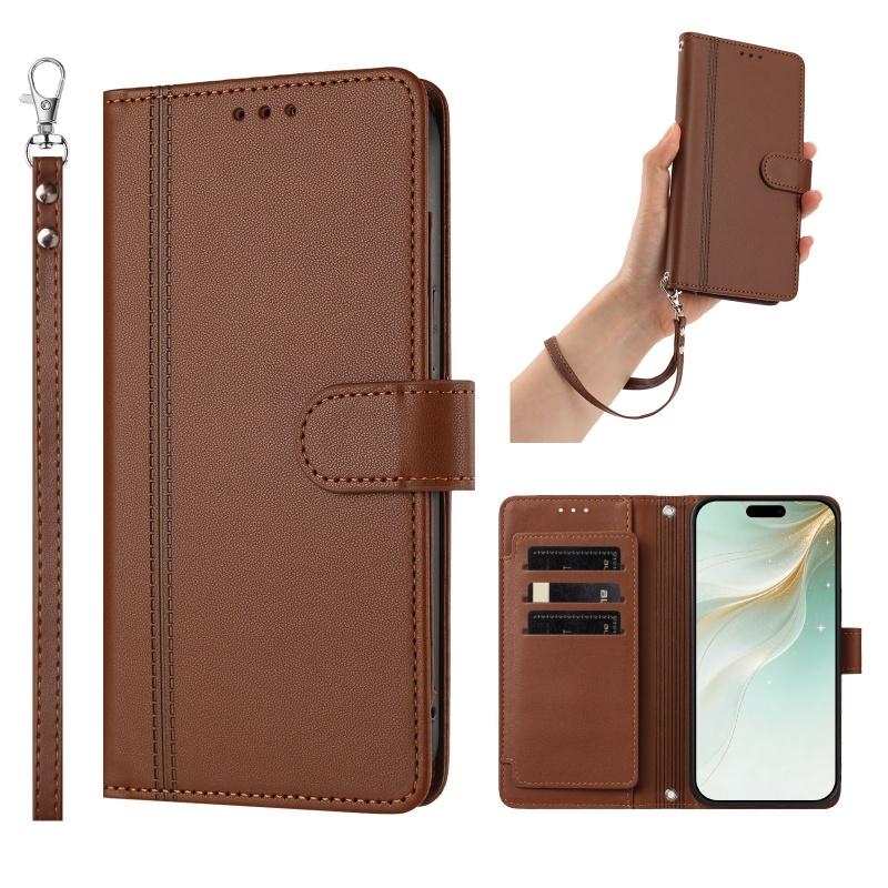 PU Leather Flip Phone Case For Samsung Galaxy S6 S7 Edge S8 S9 Plus S10 S20 FE S21 S22 Ultra Holder 9 Card Slots Wallet Cover