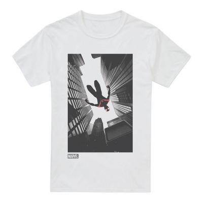 Spiderman: Miles Morales Mens Sky T-Shirt