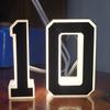 LED House Number Waterproof Acrylic Illuminated Home Address Number Modern Lighted House Number for Outside Yard Shop