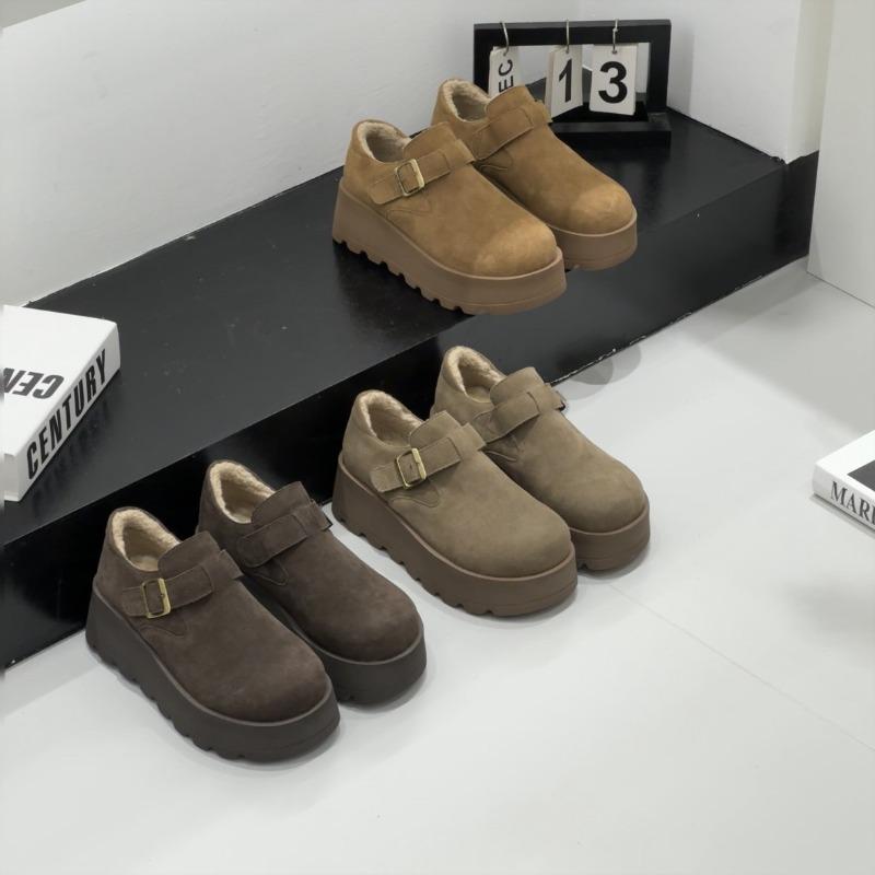 thick-soled women's muffin sole velvet warm all-inclusive cotton shoes snow boots new winter women's shoes winter shoes